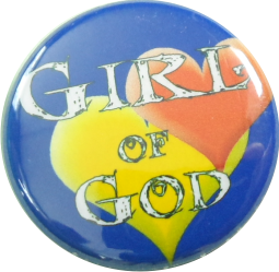 Girl of God Button